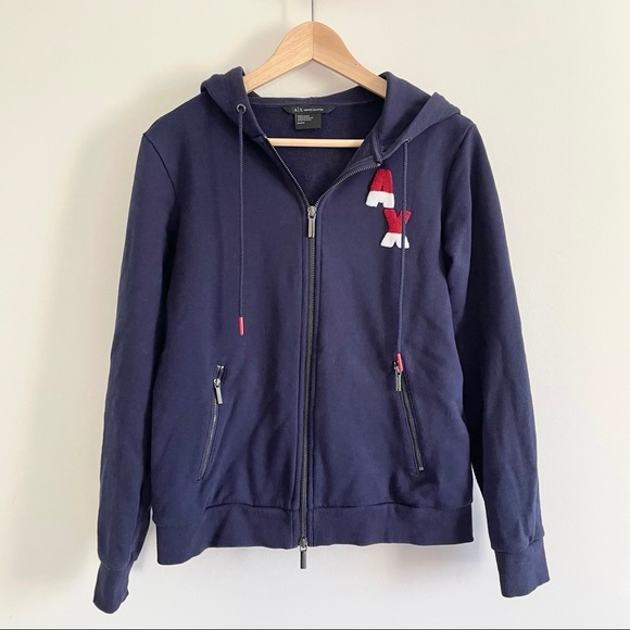 Armani Exchange Zip-Up Hoodie - Picture 1 of 4